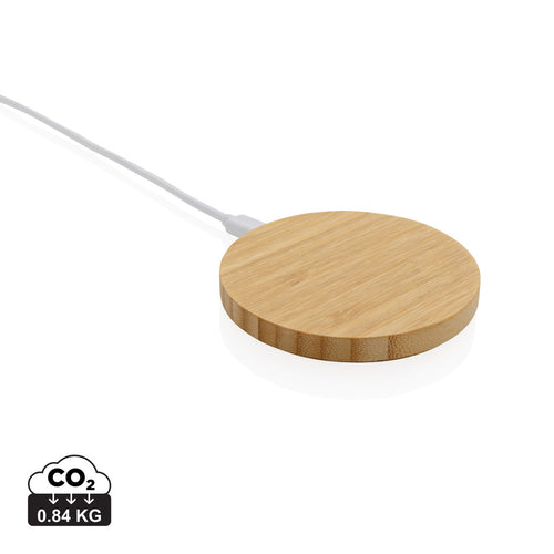 Bamboo 15W wireless charger - Custom Wood Designs