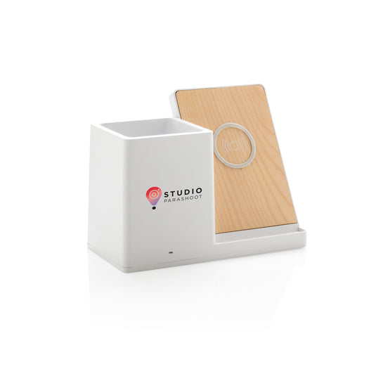 Ontario RCS recycled plastic 10W wireless charger - Custom Wood Designs