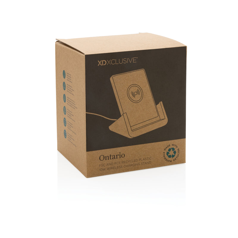 Load image into Gallery viewer, Ontario  RCS recycled plastic 10W stand - Custom Wood Designs
