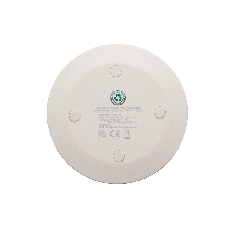 Load image into Gallery viewer, RCS recycled plastic 15W Wireless fast charger - Custom Wood Designs
