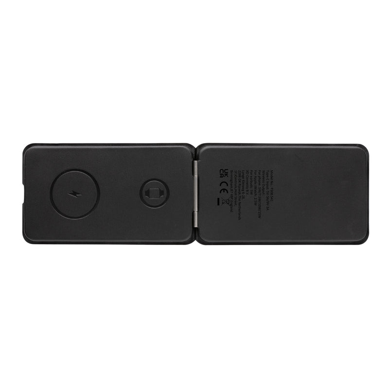 Load image into Gallery viewer, Swiss Peak RCS rPU 15W  3-in-1 magnetic wireless charger - Custom Wood Designs
