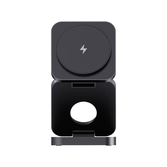 Terra RCS recycled aluminum foldable 3 in 1 15W charger - Custom Wood Designs