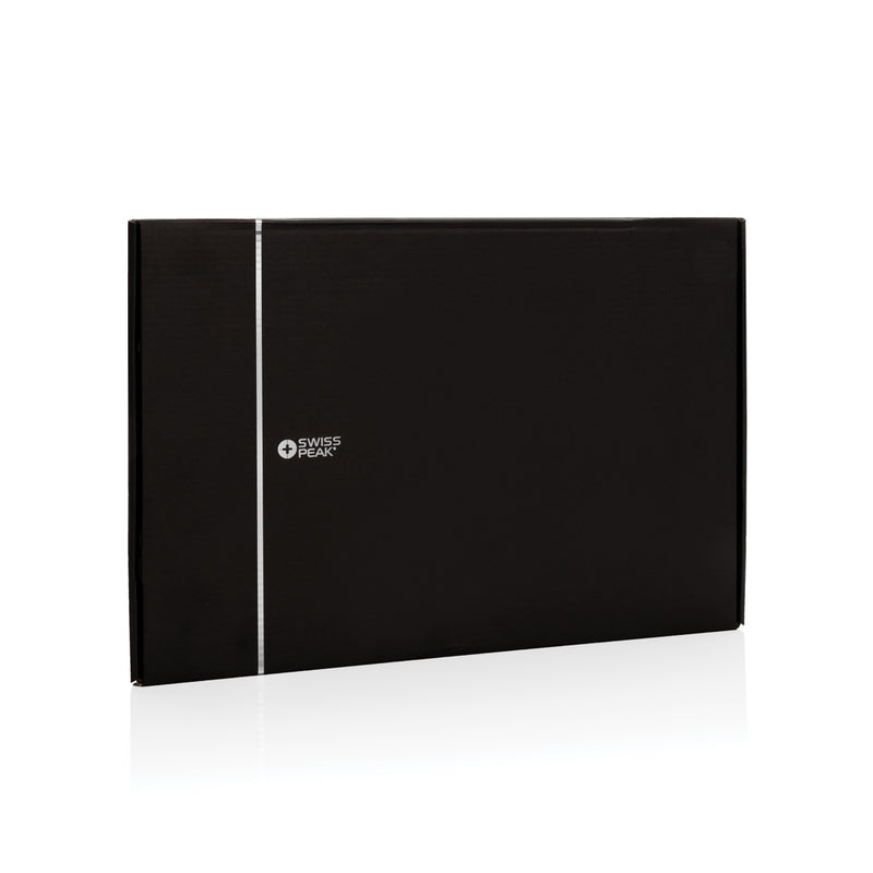 Load image into Gallery viewer, Swiss peak RCS recycled PU 15W 3 in 1 charging mousepad - Custom Wood Designs
