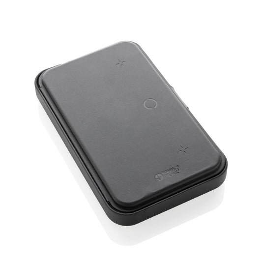 Swiss Peak RCS recycled travel case with 3 in 1 charger - Custom Wood Designs