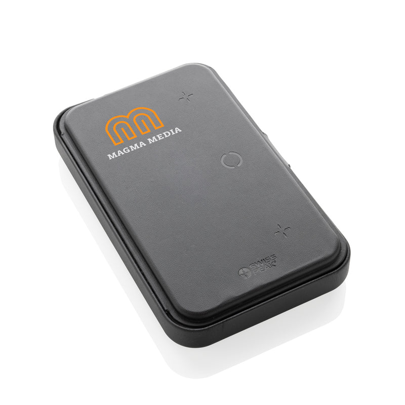 Load image into Gallery viewer, Swiss Peak RCS recycled travel case with 3 in 1 charger - Custom Wood Designs
