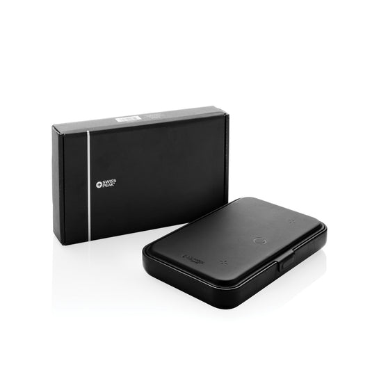 Swiss Peak RCS recycled travel case with 3 in 1 charger - Custom Wood Designs