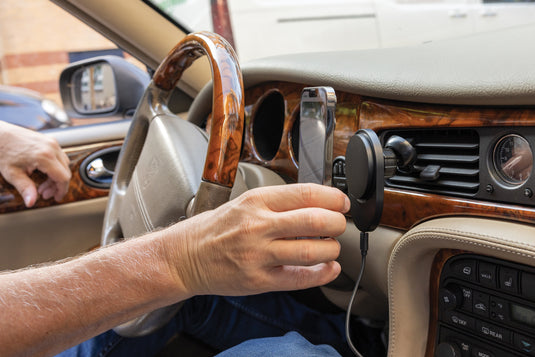 PowerCruze RCS rplastic 15W magnetic charging car holder - Custom Wood Designs PowerCruze RCS rplastic 15W magnetic charging car holder