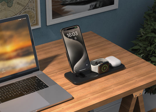 Urban Vitamin Torrance RCS 3 in 1 magnetic 15W charger - Custom Wood Designs