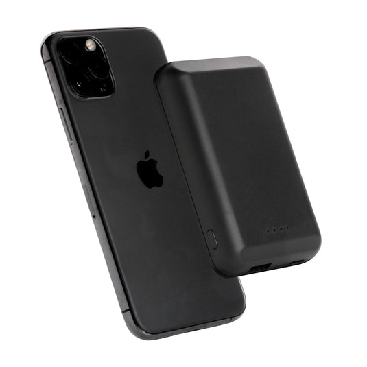 Magnetic 5.000 mAh 5W wireless powerbank - Custom Wood Designs