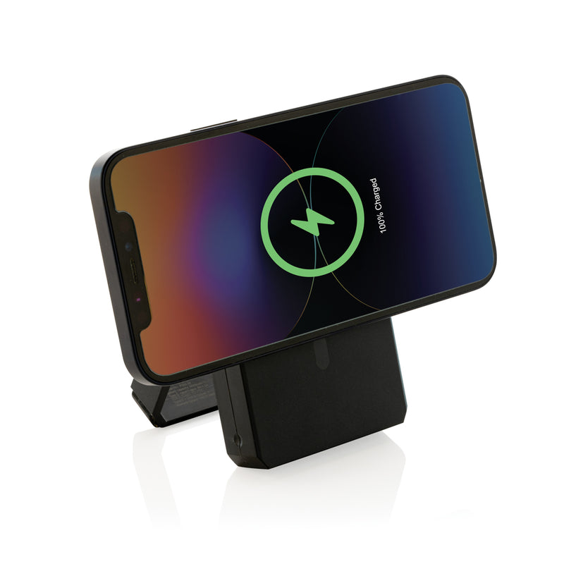 Load image into Gallery viewer, Skywave RCS rplastic solar powerbank 5000 mAh 10W wireless - Custom Wood Designs
