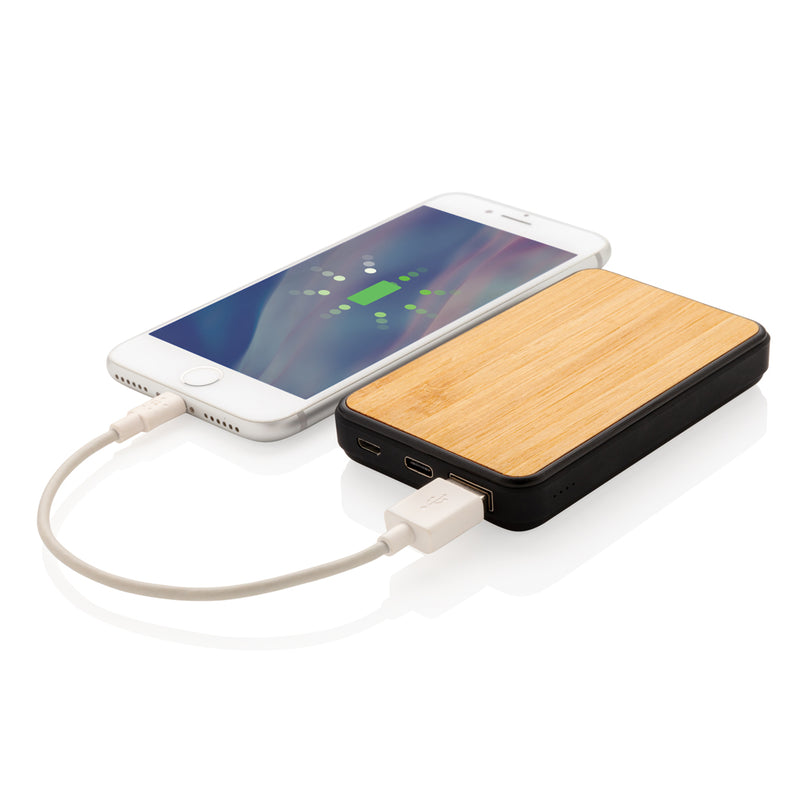 Load image into Gallery viewer, RCS recycled plastic 5.000 mAh Powerbank - Custom Wood Designs
