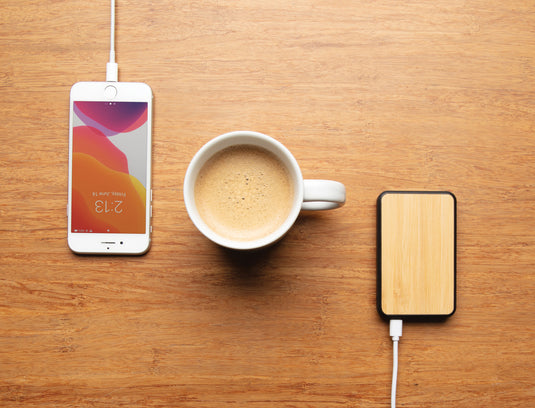 RCS recycled plastic 5.000 mAh Powerbank - Custom Wood Designs