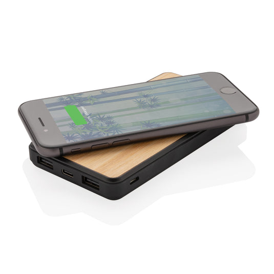 RCS recycled plastic 8000 mAh Wireless Powerbank - Custom Wood Designs