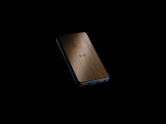RCS recycled plastic 8000 mAh Wireless Powerbank - Custom Wood Designs