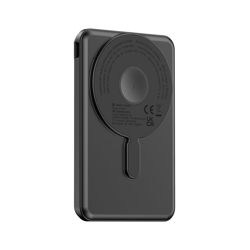 Load image into Gallery viewer, Urban Vitamin Redwood 5in1 5000mah 20W PD magnetic powerbank - Custom Wood Designs
