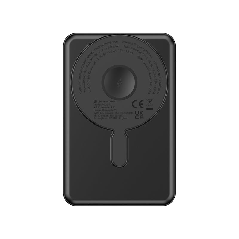 Load image into Gallery viewer, Urban Vitamin Delano 5in1 10,000mah 20WPD magnetic powerbank - Custom Wood Designs
