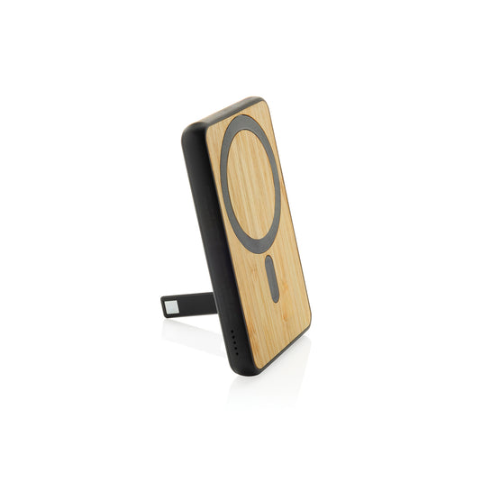 Zen RCS rplastic 5000 mah 5W magnetic bamboo powerbank - Custom Wood Designs