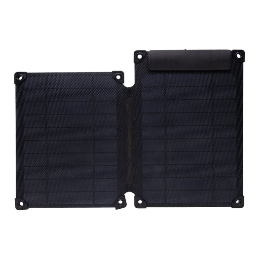 Solarpulse rplastic portable Solar panel 10W - Custom Wood Designs