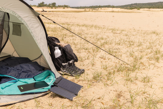 Solarpulse rplastic portable Solar panel 10W - Custom Wood Designs