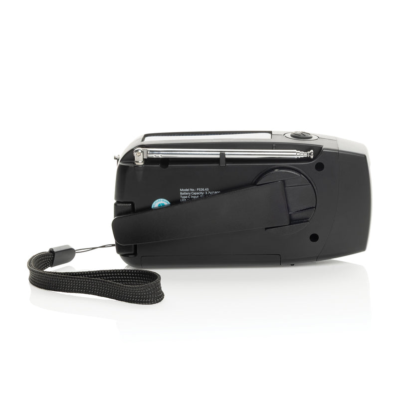 Load image into Gallery viewer, RescueWave RCS recycled plastic emergency radio - Custom Wood Designs RescueWave RCS recycled plastic emergency radio made from [material] –  [use_case] | Custom Wood Designs
