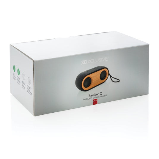 Bamboo X double speaker - Custom Wood Designs