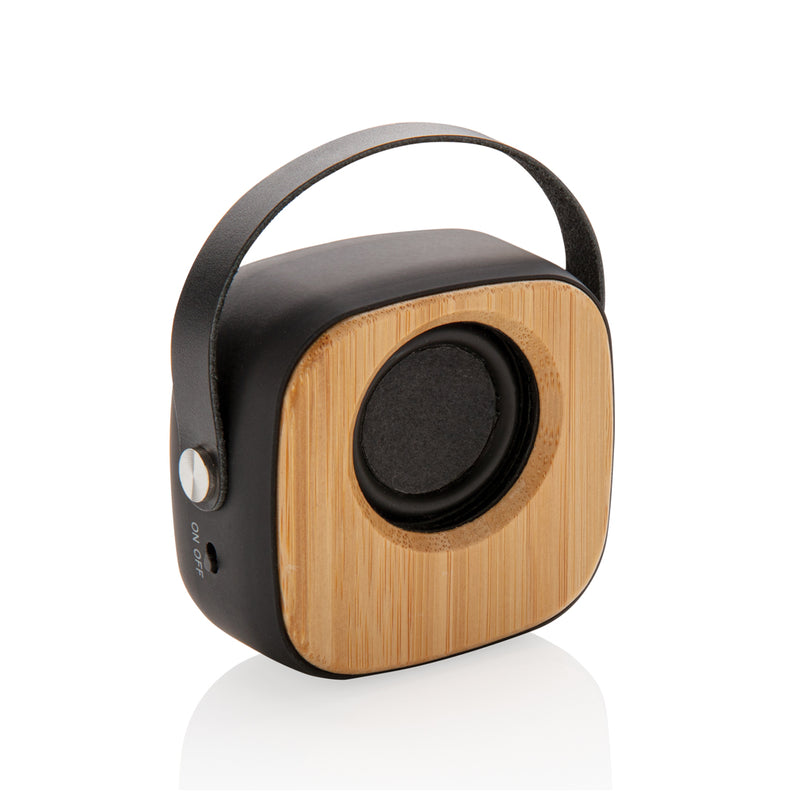 Load image into Gallery viewer, Bamboo 3W Wireless Fashion Speaker - Custom Wood Designs
