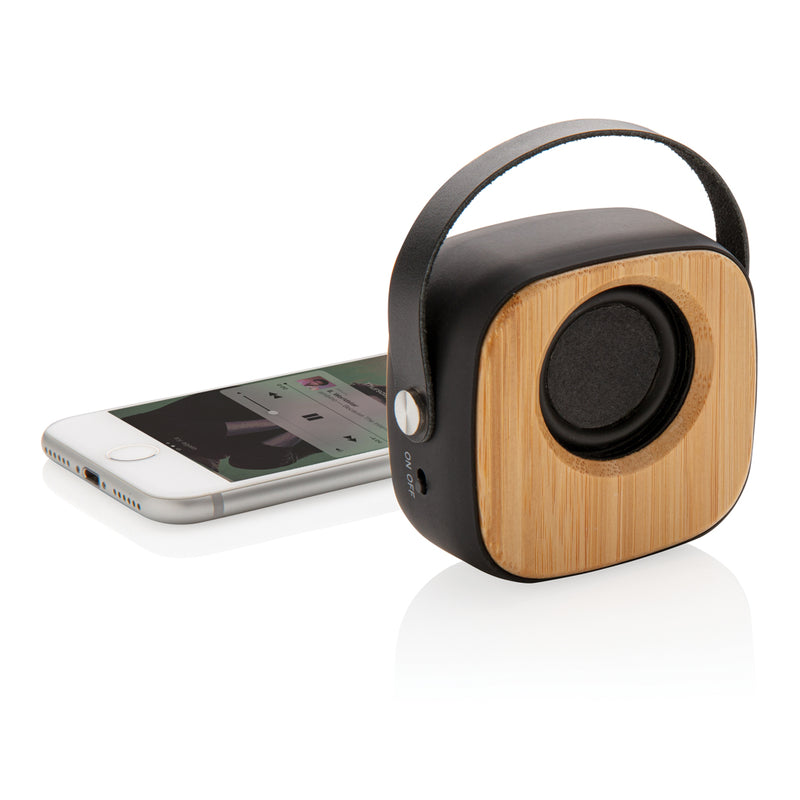 Load image into Gallery viewer, Bamboo 3W Wireless Fashion Speaker - Custom Wood Designs
