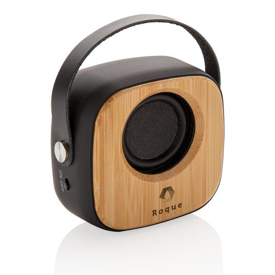 Bamboo 3W Wireless Fashion Speaker - Custom Wood Designs