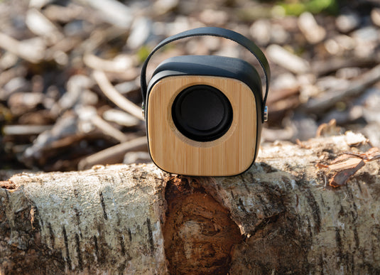 Bamboo 3W Wireless Fashion Speaker - Custom Wood Designs