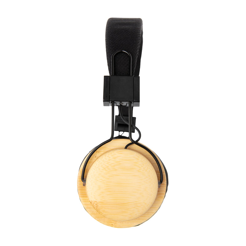 Load image into Gallery viewer, Bamboo wireless headphone - Custom Wood Designs

