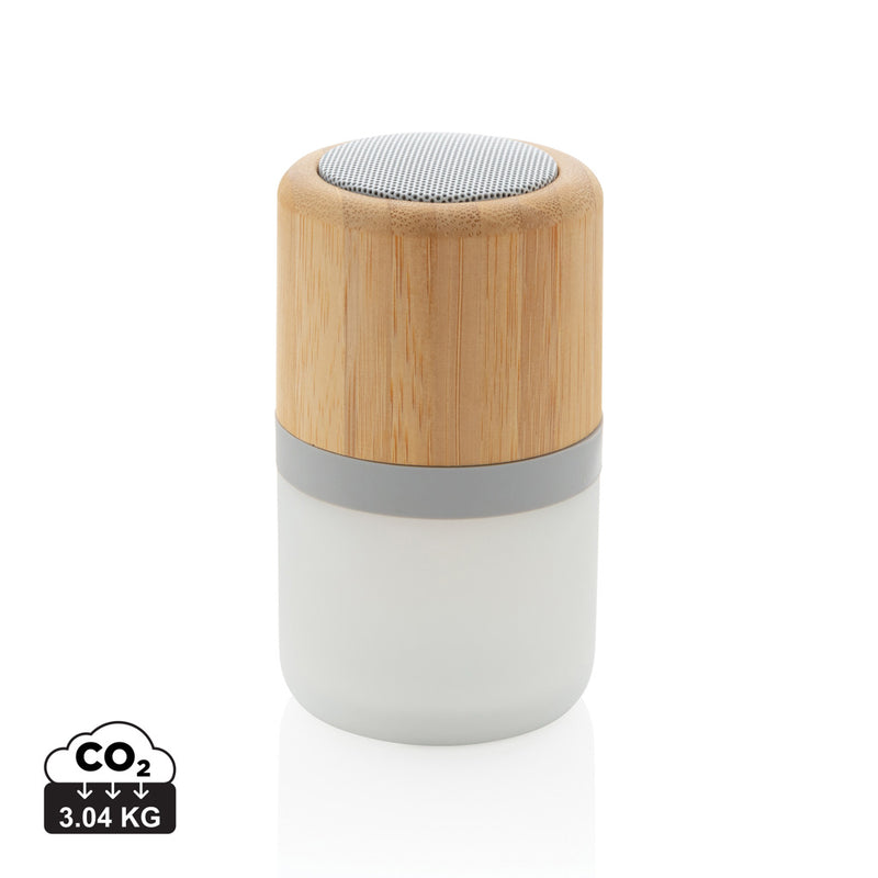 Load image into Gallery viewer, Bamboo colour changing 3W speaker light - Custom Wood Designs
