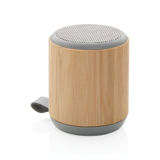 Bamboo and fabric 3W wireless speaker - Custom Wood Designs