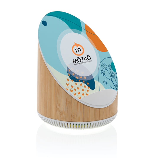 Ovate bamboo 5W speaker with 15W wireless charger - Custom Wood Designs
