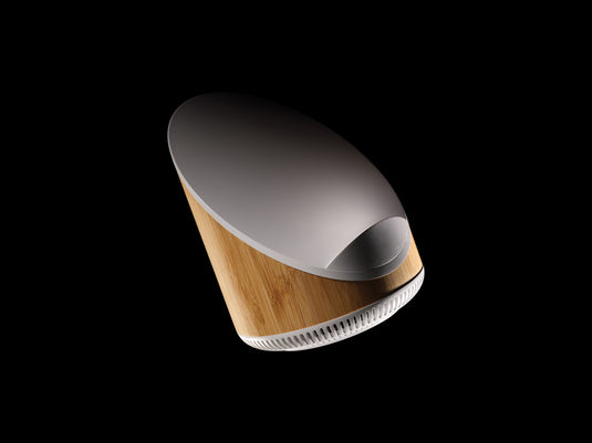 Ovate bamboo 5W speaker with 15W wireless charger - Custom Wood Designs
