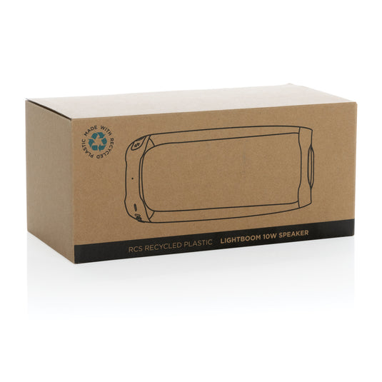 RCS recycled plastic Lightboom 10W speaker - Custom Wood Designs