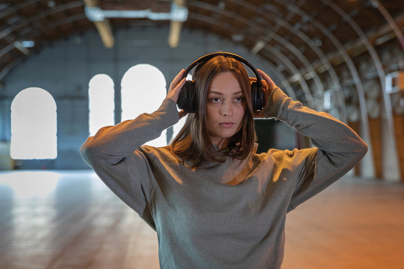 Load image into Gallery viewer, Urban Vitamin Palo Alto RCS rplastic headphone - Custom Wood Designs
