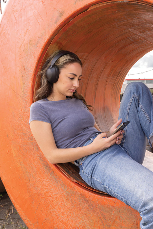 Urban Vitamin Cupertino RCS rplastic ANC headphone - Custom Wood Designs