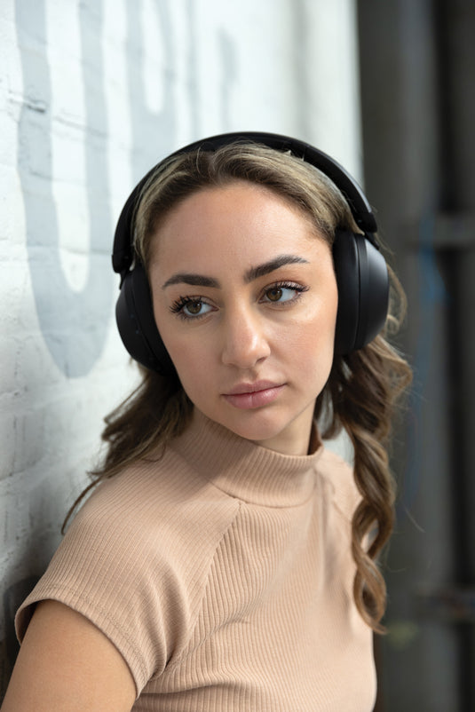 Urban Vitamin Cupertino RCS rplastic ANC headphone - Custom Wood Designs