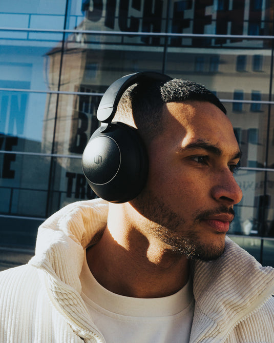 Urban Vitamin Cupertino RCS rplastic ANC headphone - Custom Wood Designs