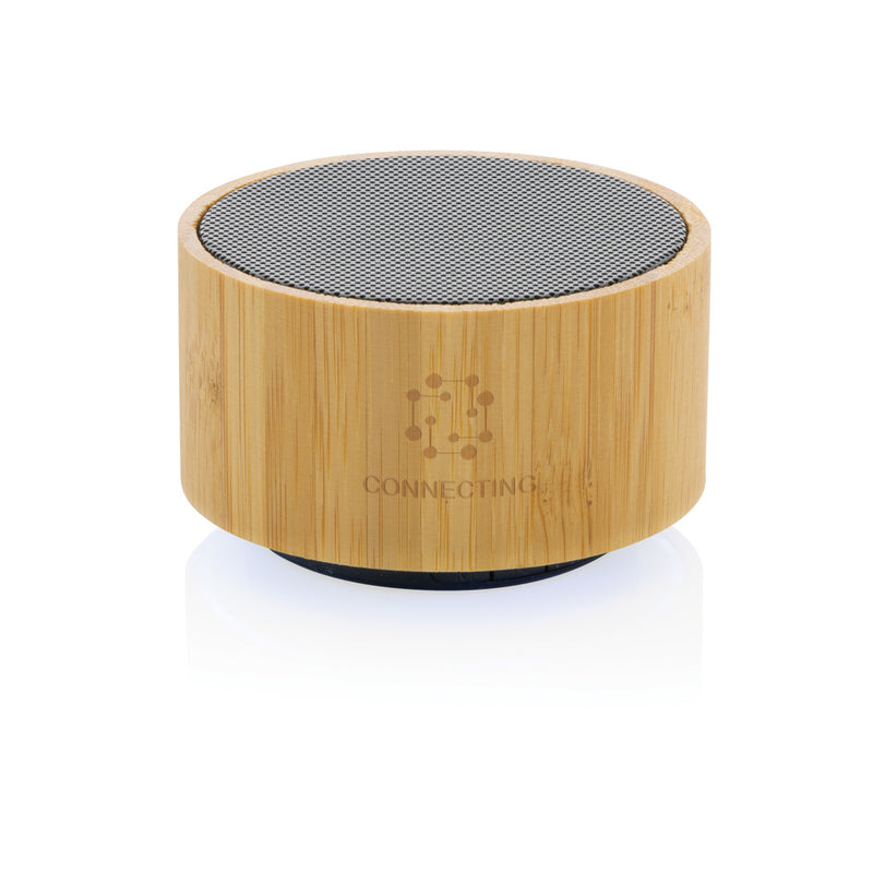 Load image into Gallery viewer, RCS recycled plastic and bamboo 3W wireless speaker - Custom Wood Designs
