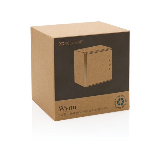 Wynn 5W bamboo wireless speaker - Custom Wood Designs