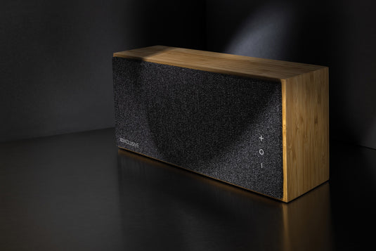 Wynn 20W bamboo wireless speaker - Custom Wood Designs