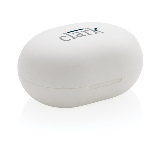 RCS standard recycled plastic TWS earbuds - Custom Wood Designs