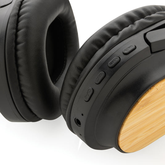 RCS and bamboo Elite Foldable wireless headphone - Custom Wood Designs