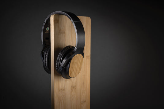 RCS and bamboo Elite Foldable wireless headphone - Custom Wood Designs