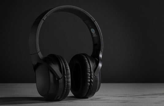 RCS recycled plastic Elite Foldable wireless headphone - Custom Wood Designs