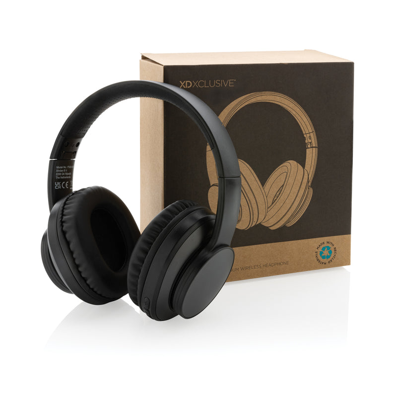 Load image into Gallery viewer, Terra RCS recycled aluminium wireless headphone - Custom Wood Designs
