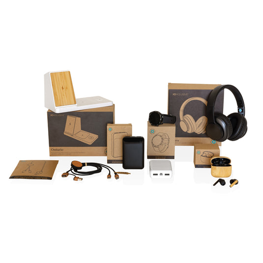 Terra RCS recycled aluminium wireless headphone - Custom Wood Designs