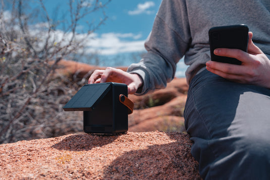 Skywave RCS recycled plastic solar speaker 12W - Custom Wood Designs