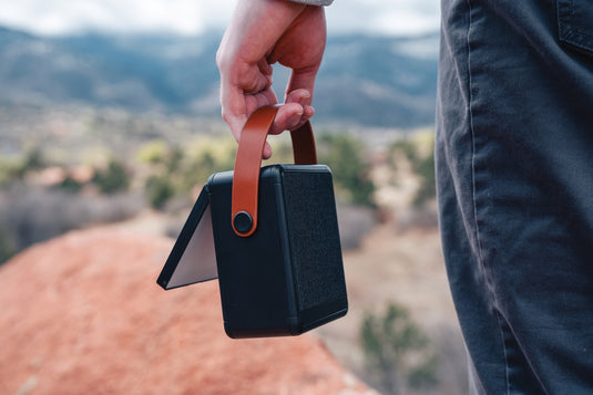 Skywave RCS recycled plastic solar speaker 12W - Custom Wood Designs